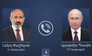 Пашинян и Путин обсудили ситуацию в Нагорном Карабахе
